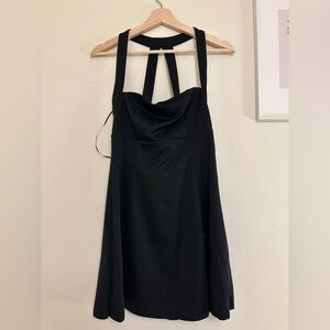 Urban Outfitters Black Strapless A-Line Dress